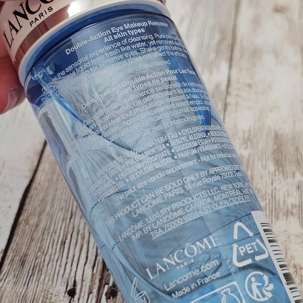Lancome Bi-Facil Double-Action Makeup Remover Eye Makeup Remover 4.2 fl …